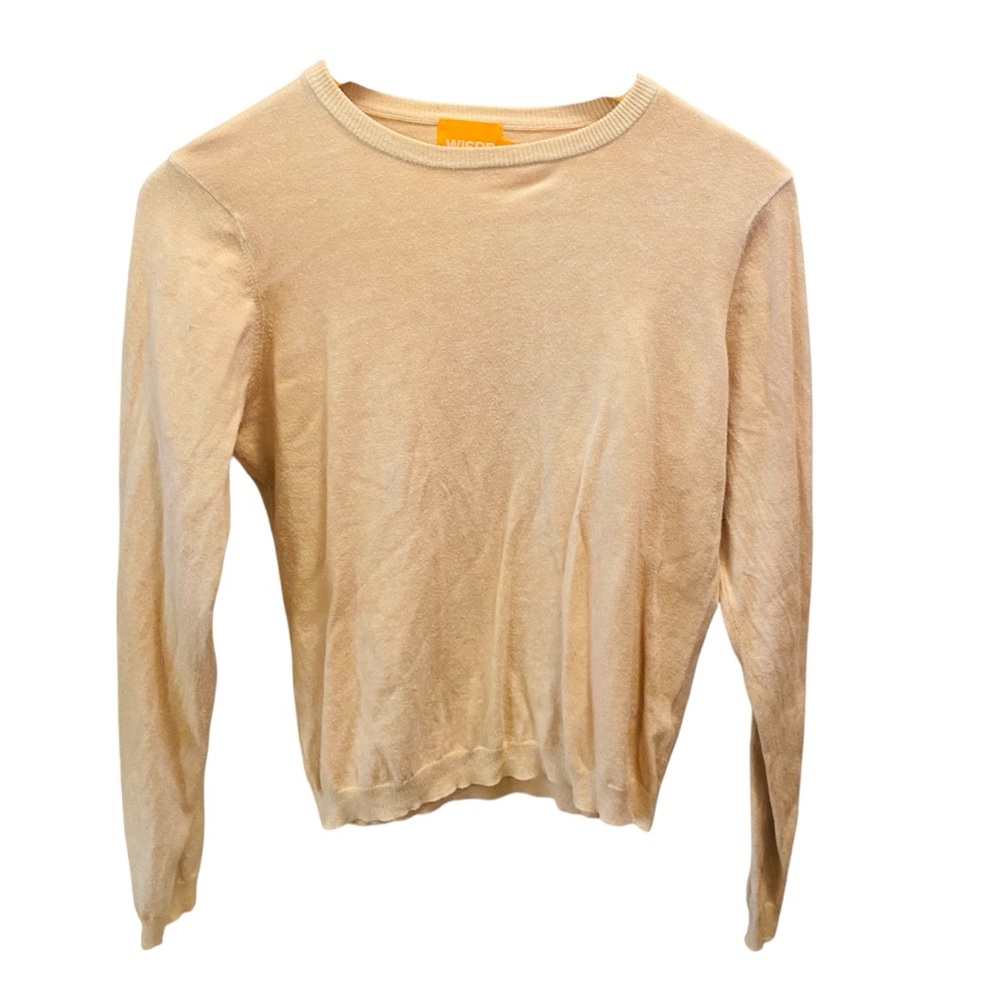 ⭐️ Brodie WISPR Cotton Silk Blend Pale Pink Sweater Size Small